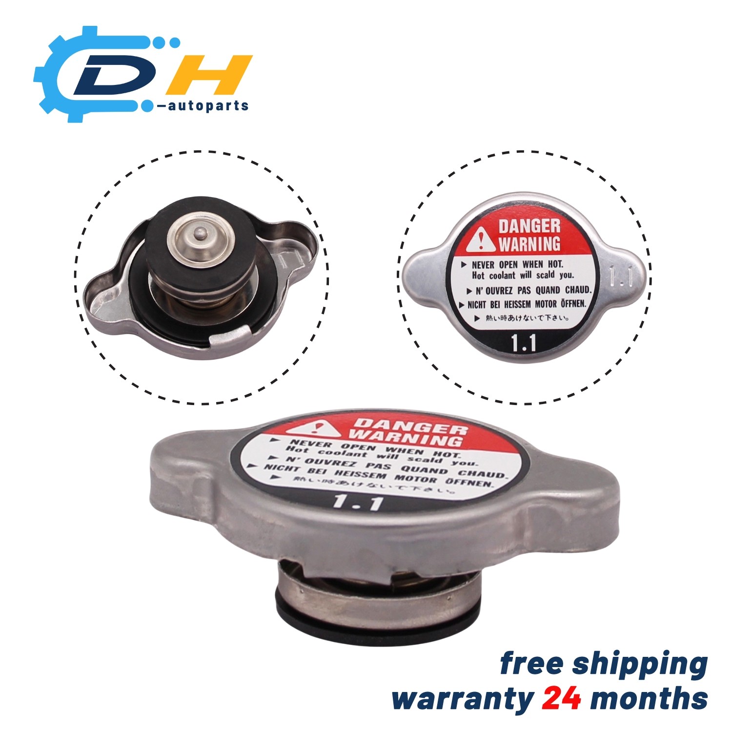 Radiator Cap 17730-08J00 for Suzuki Motorcycle Models GSXR 600 750 1000 Series