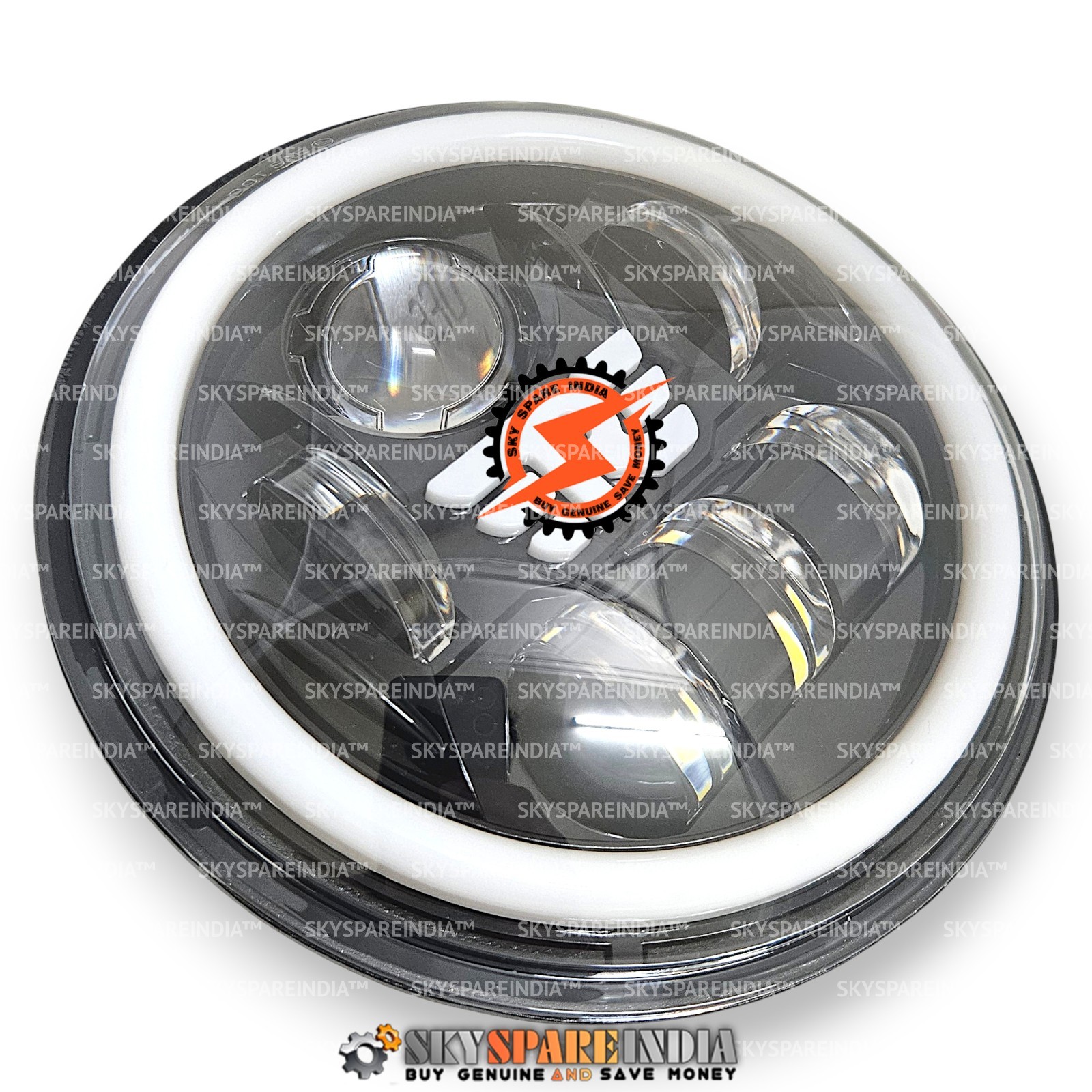 LED 7″ Headlight Headlamp Compatible With Royal Enfield Himalayan