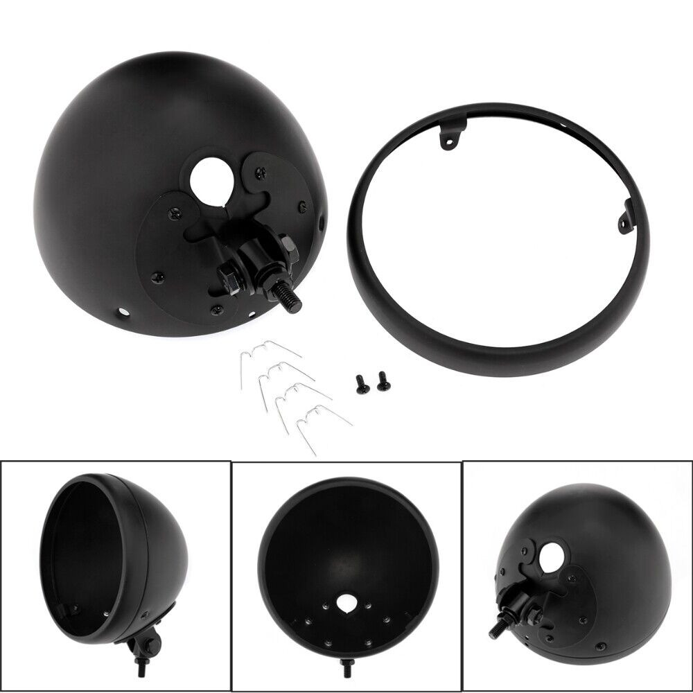 For Yamaha V-Star XVS 650 950 1100 1300 LED Headlight Housing Bucket 7″ inch