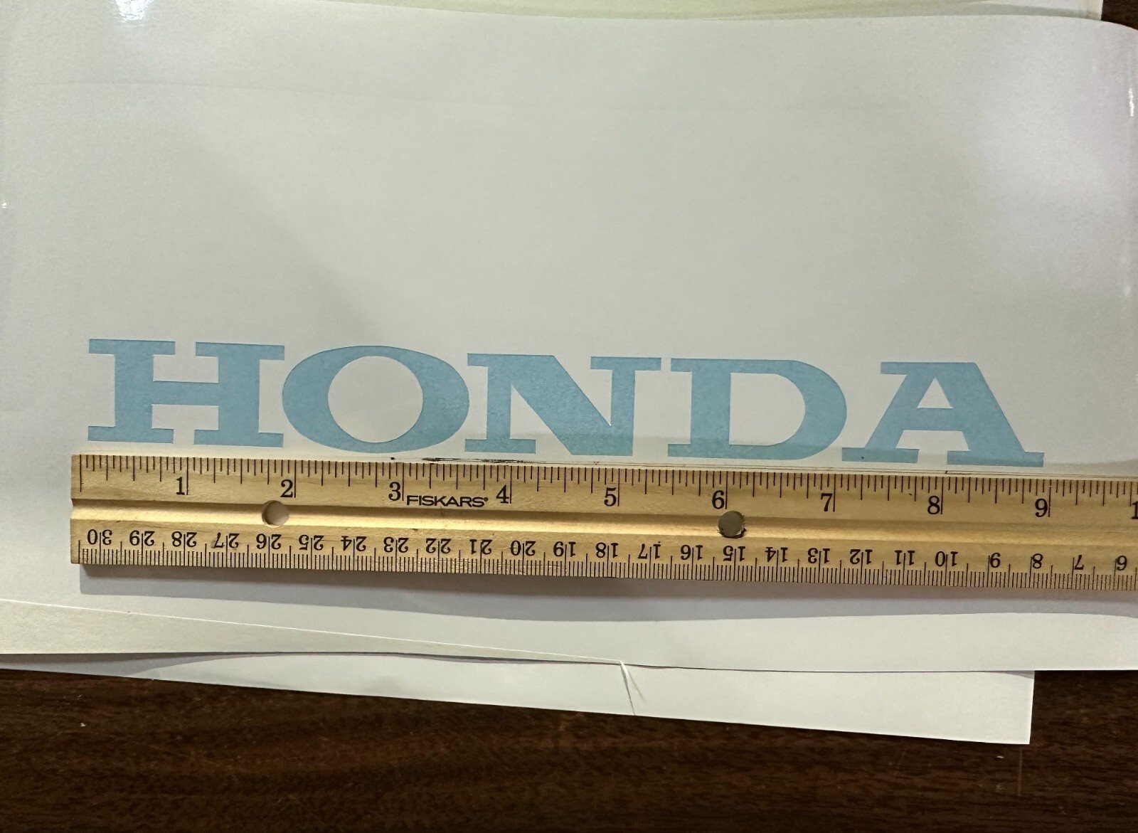 “HONDA” SEAT STENCIL 9 INCH BY 1 INCH (D7204)