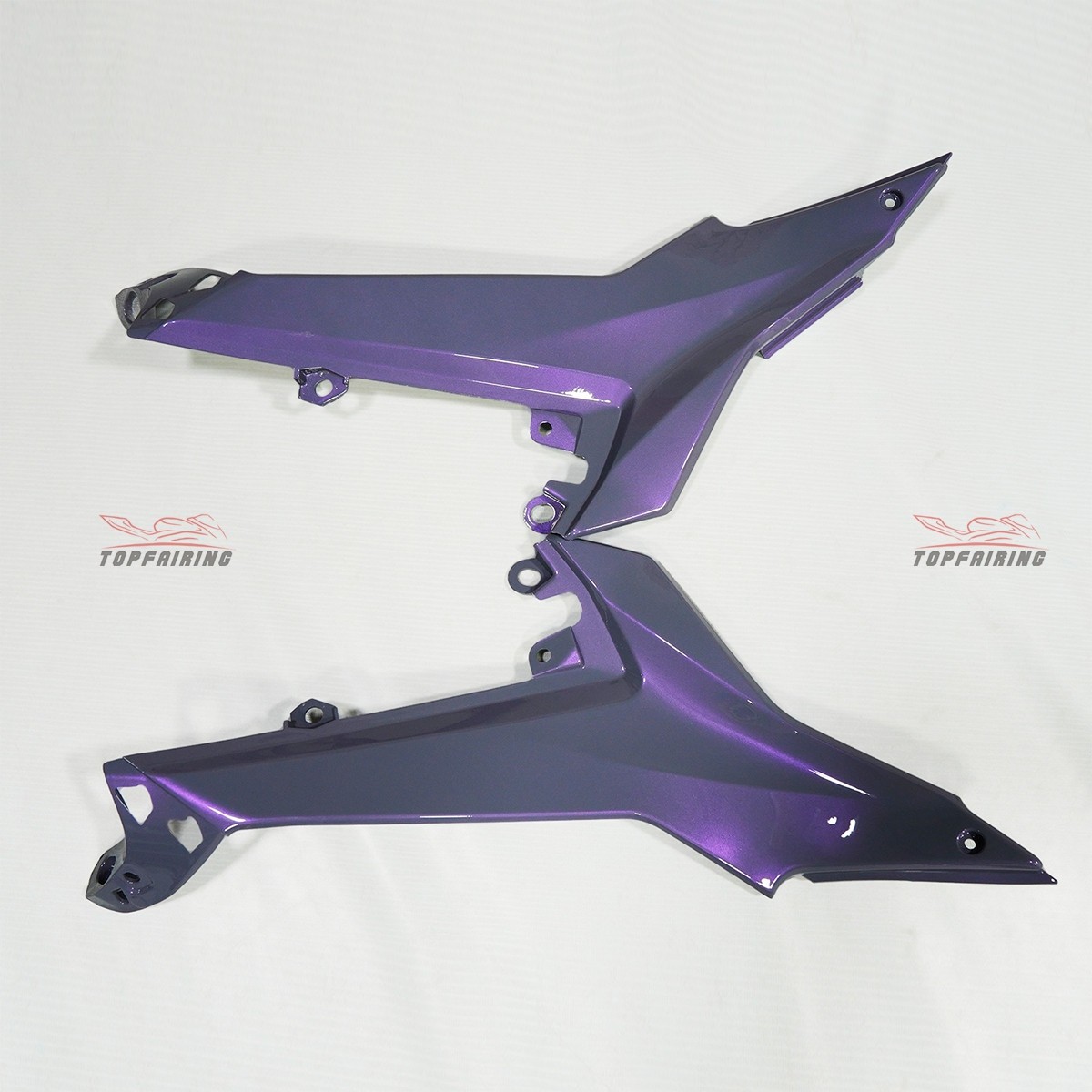 Chameleon Gray Purple Fairing Kit w/ Tank for Kawasaki Ninja 650 2017-2019 EX650