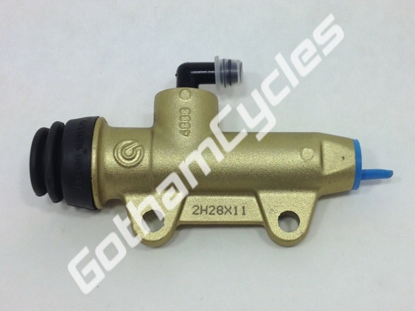 OEM Ducati Brembo 11mm Straight Gold Rear Brake Caliper Master Cylinder Pump