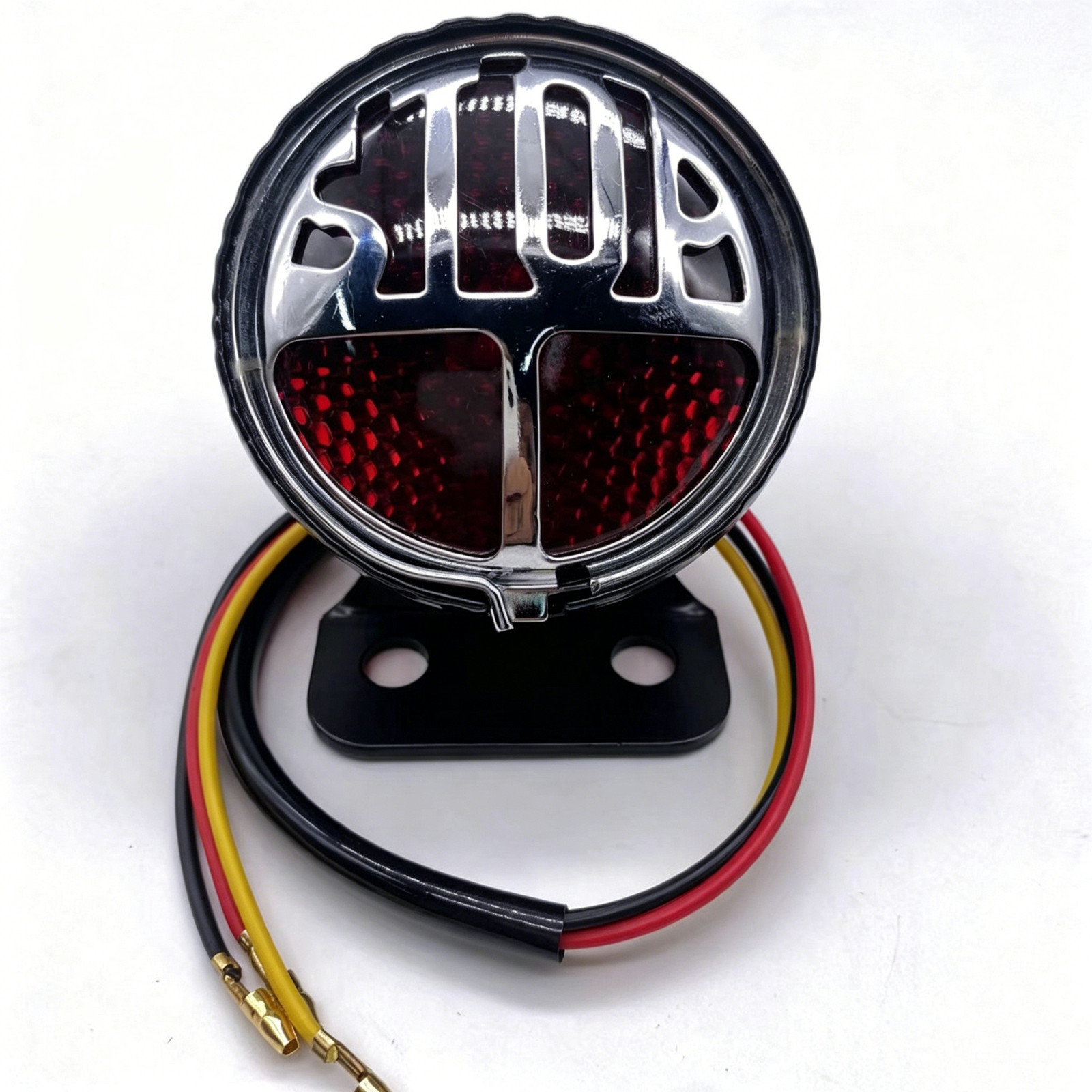 Motorcycle Side Mount Tail Light License Plate Bracket For Harley Chopper Bobber