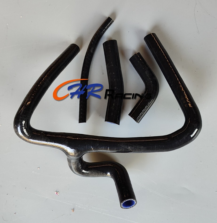 Black Silicone Radiator Hose For Honda CR250R 2002-2008 2003 2004 2005 2006 2007