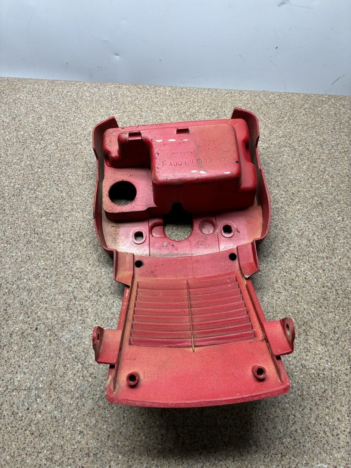 honda aero nh80 80 Body Panel Cover #3 rear plastic 1983 Red Cover Back