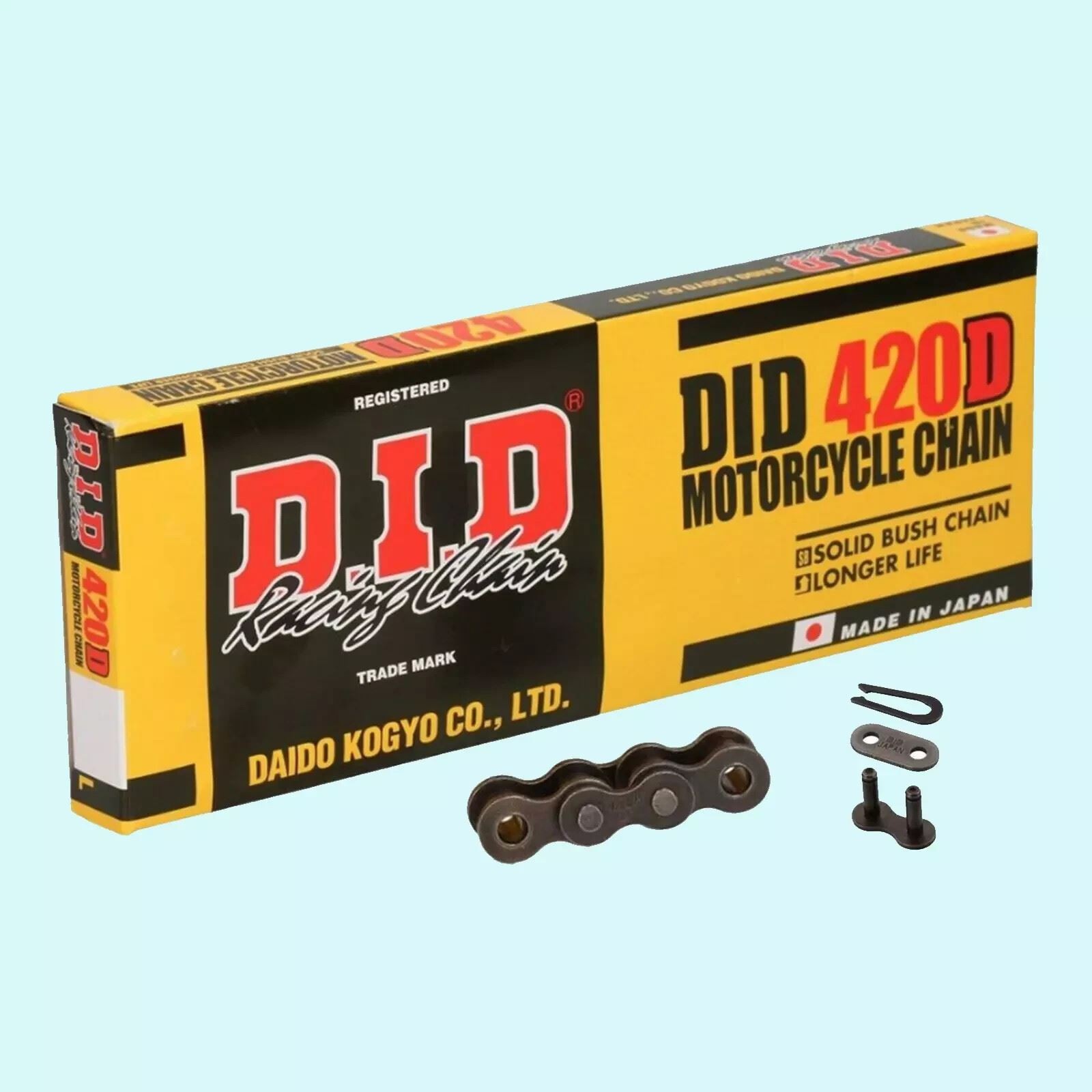 FITS HONDA C50 1970 – 1988 DID RACING MOTORCYCLE DRIVE CHAIN 420 98 L