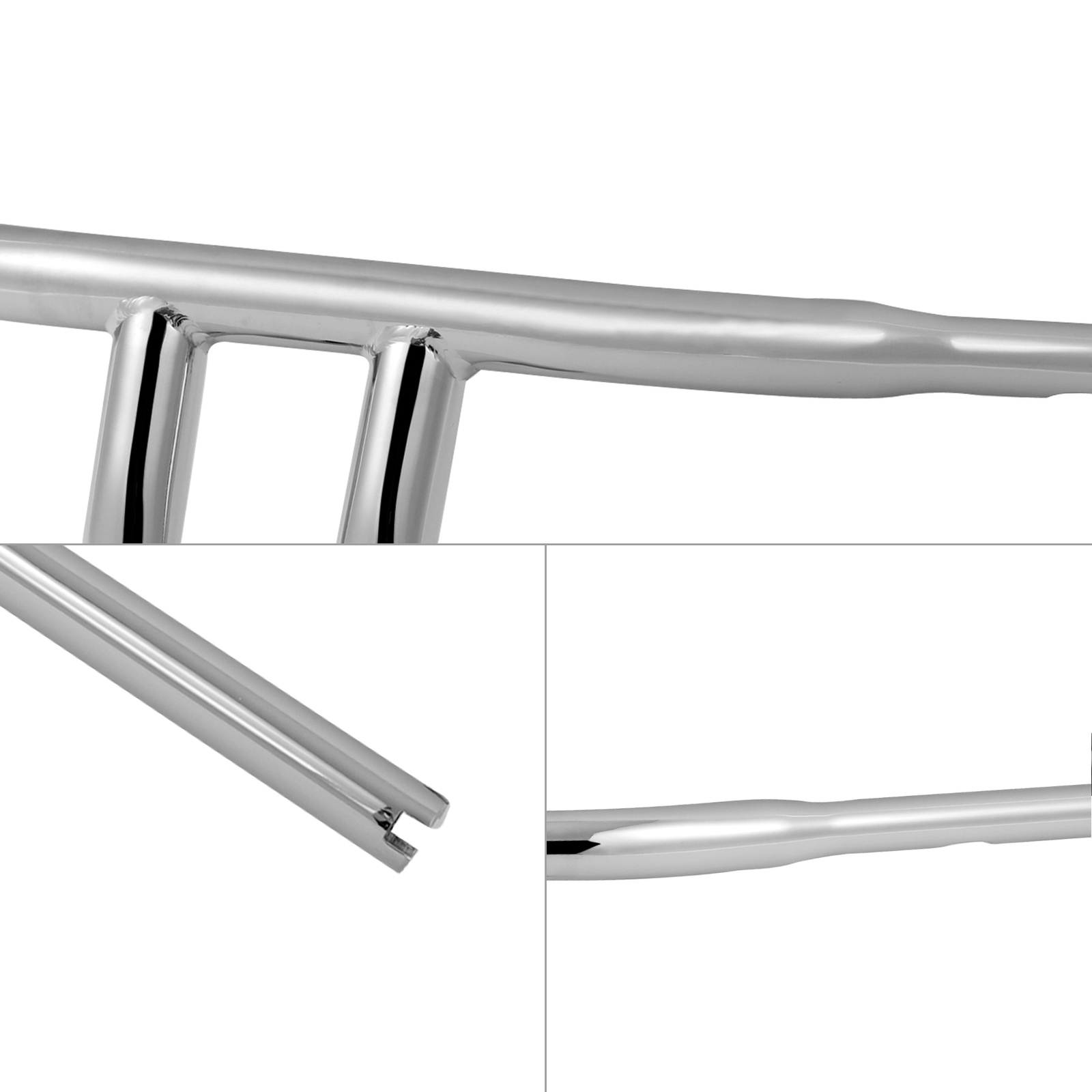 6/8/10″Rise 1.25″T-Bar Handlebar FitsFor Harley Chopper Throttle-By-Wire