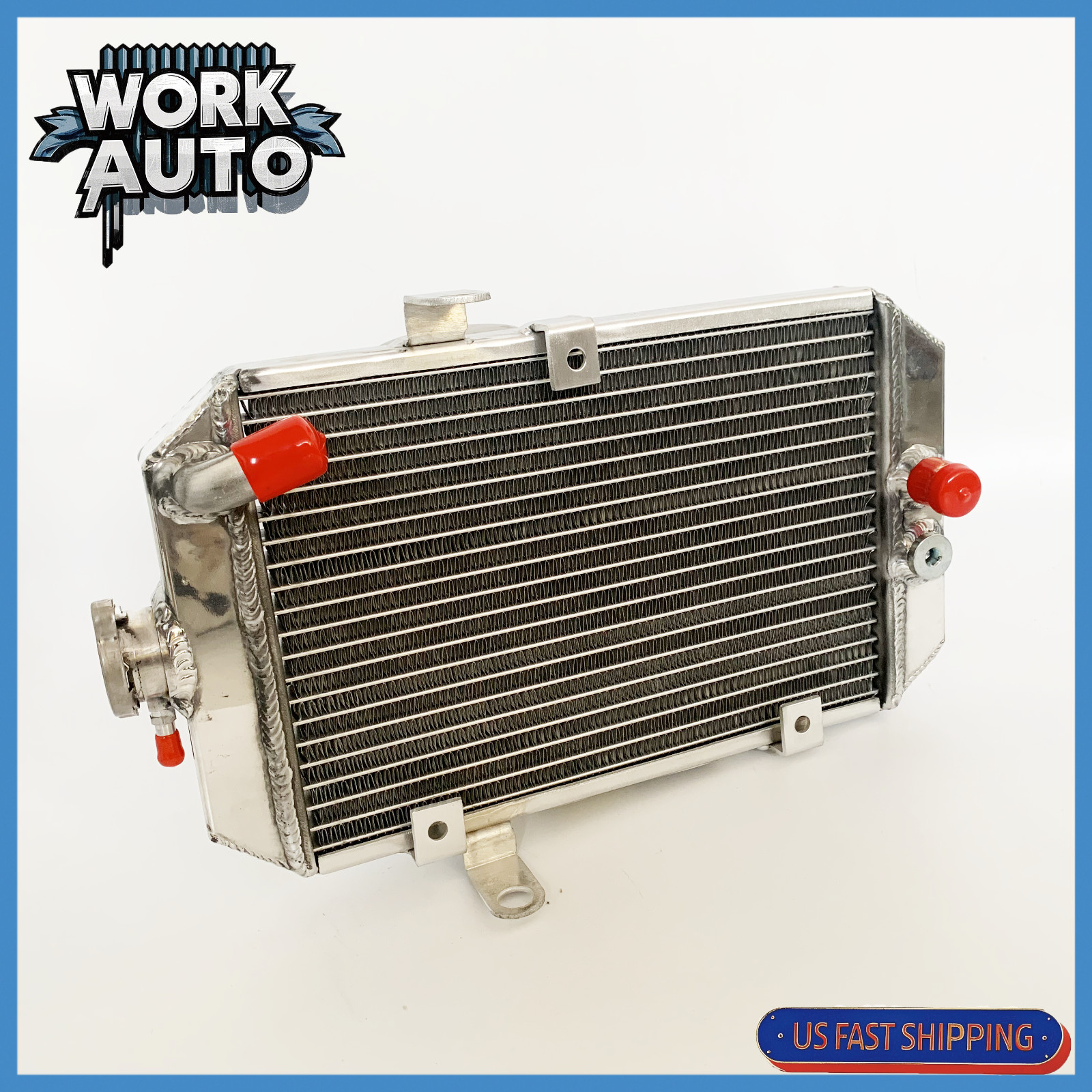Full Aluminum Radiator Fit ATV Yamaha Raptor 660 R YFM660R 2001-2005 Polished