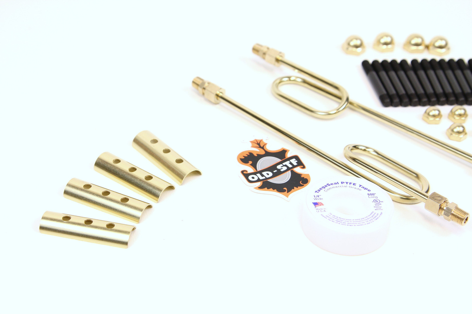 Old-Stf 57-84 Ironhead Sportster Engine Brass oil line & Hardware Dress up Kit