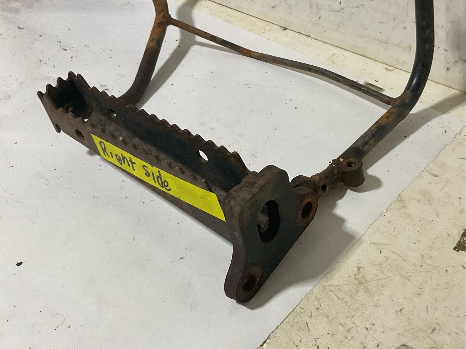 Suzuki LTZ-400 For Pegs- Plastic Insert Cracked- Metal Frame Is Good And Straigh