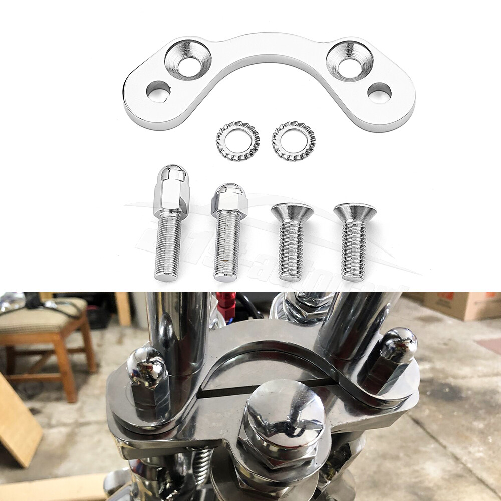 Springer Front End Riser Handlebar Adapter Converter 4.75″ to 3.5″ For Harley