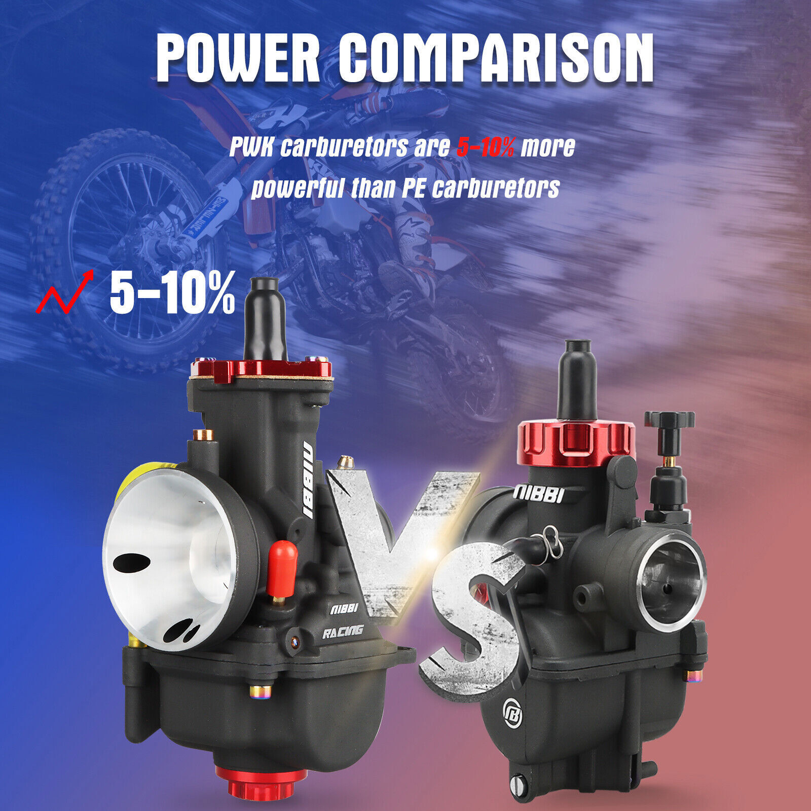 NIBBI PWK 26mm Jetted Race Carburetor For Yamaha TTR125E TTR125L TTR125LE TTR125