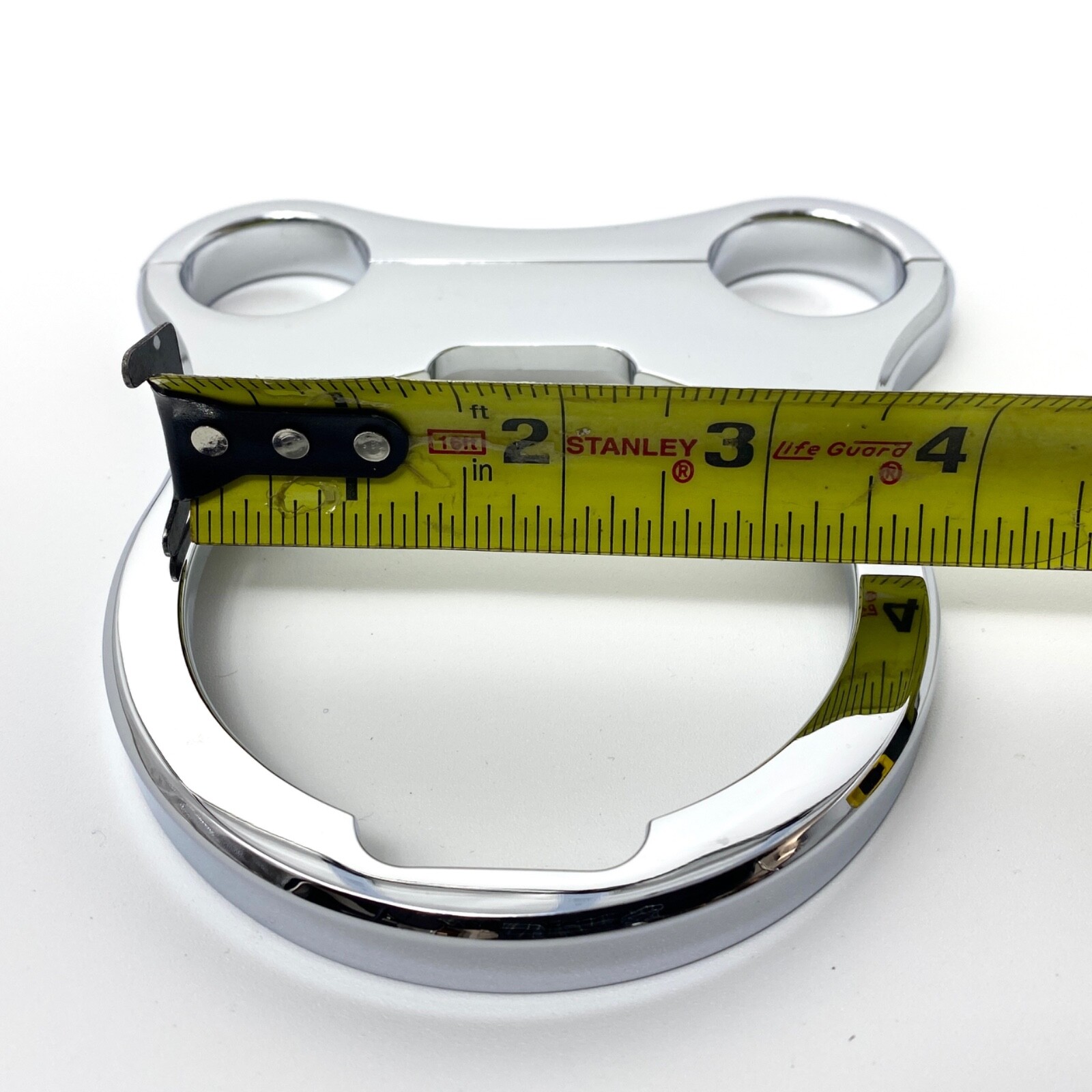 Big Buffalo Chrome Billet 3.5 Inch Speedometer Tachometer Gauge Housing Harley