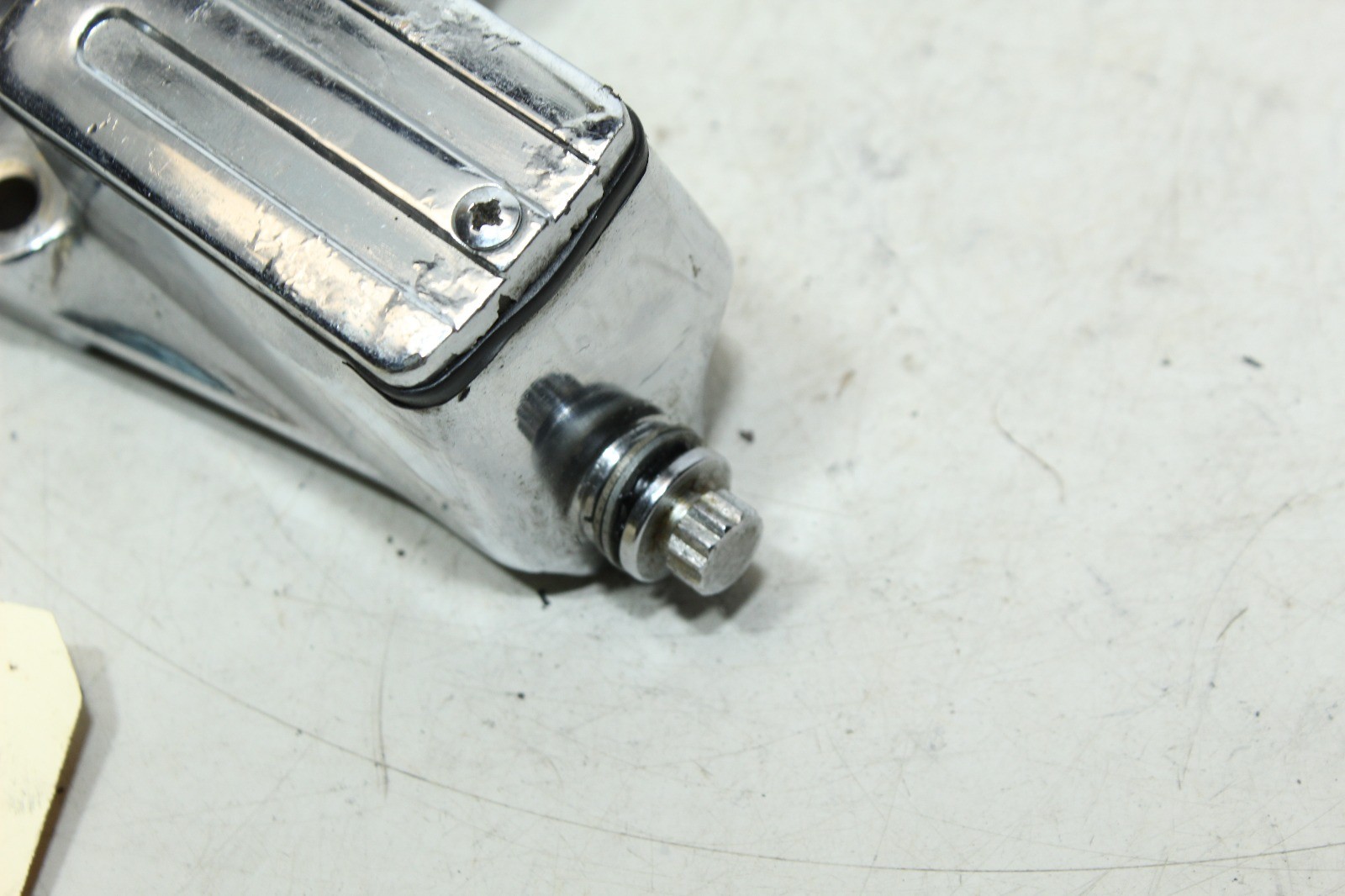 #1 91-95 Harley Softail Dyna 5/8 Front Brake Master Cylinder Chrome For Parts