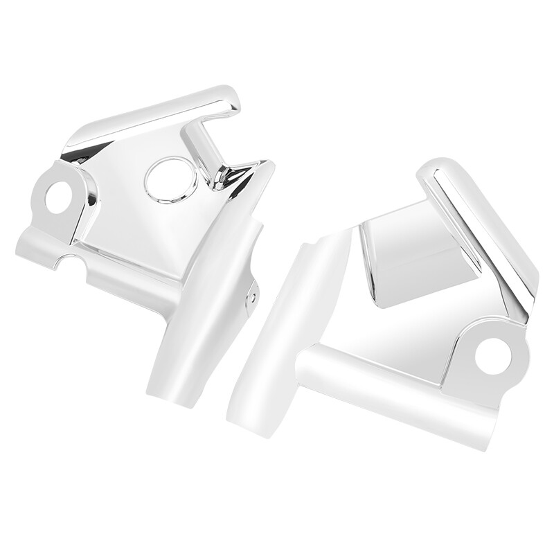 Pair Front Fork Upper Frame Neck Cover For Yamaha V-Star XVS1100 1999-2011