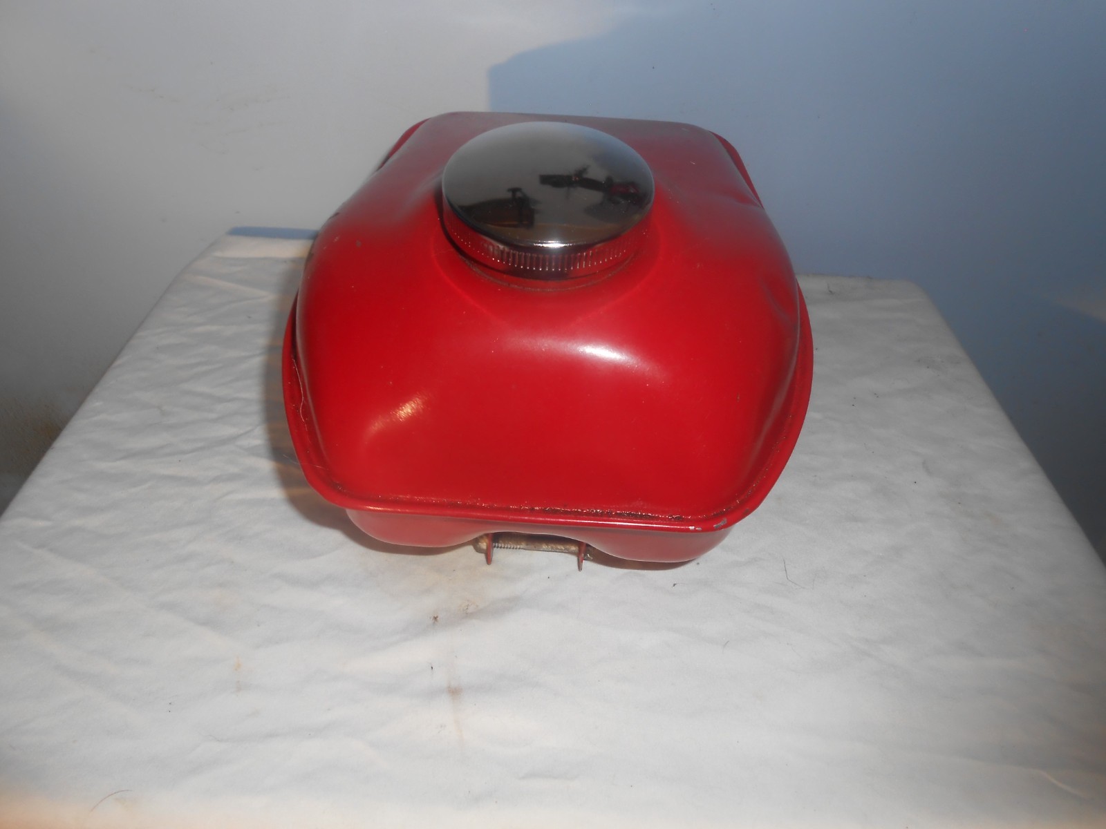 1972 Rupp Gas Tank Fuel Reservoir with Cap & Petcock AND MOUNTING BOLTS!!!!