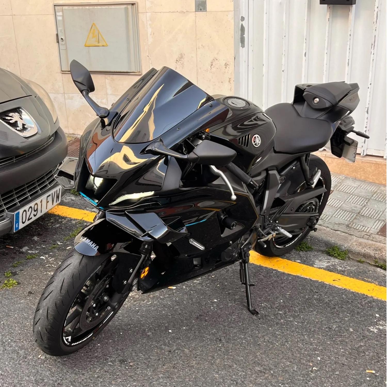 Aerodynamic Wing Spoiler Fairing Gloss For Yamaha YZF-R7 R7 2022-2025