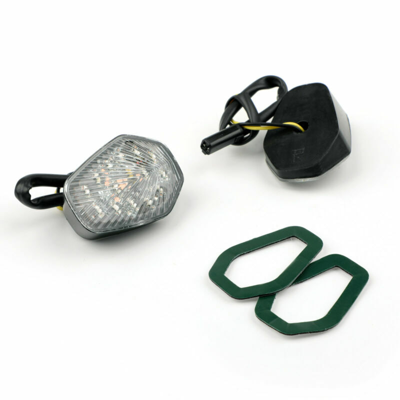 Clear Turn Signals Fit For Suzuki GSXR 600/750/1000 Flush Mount USA