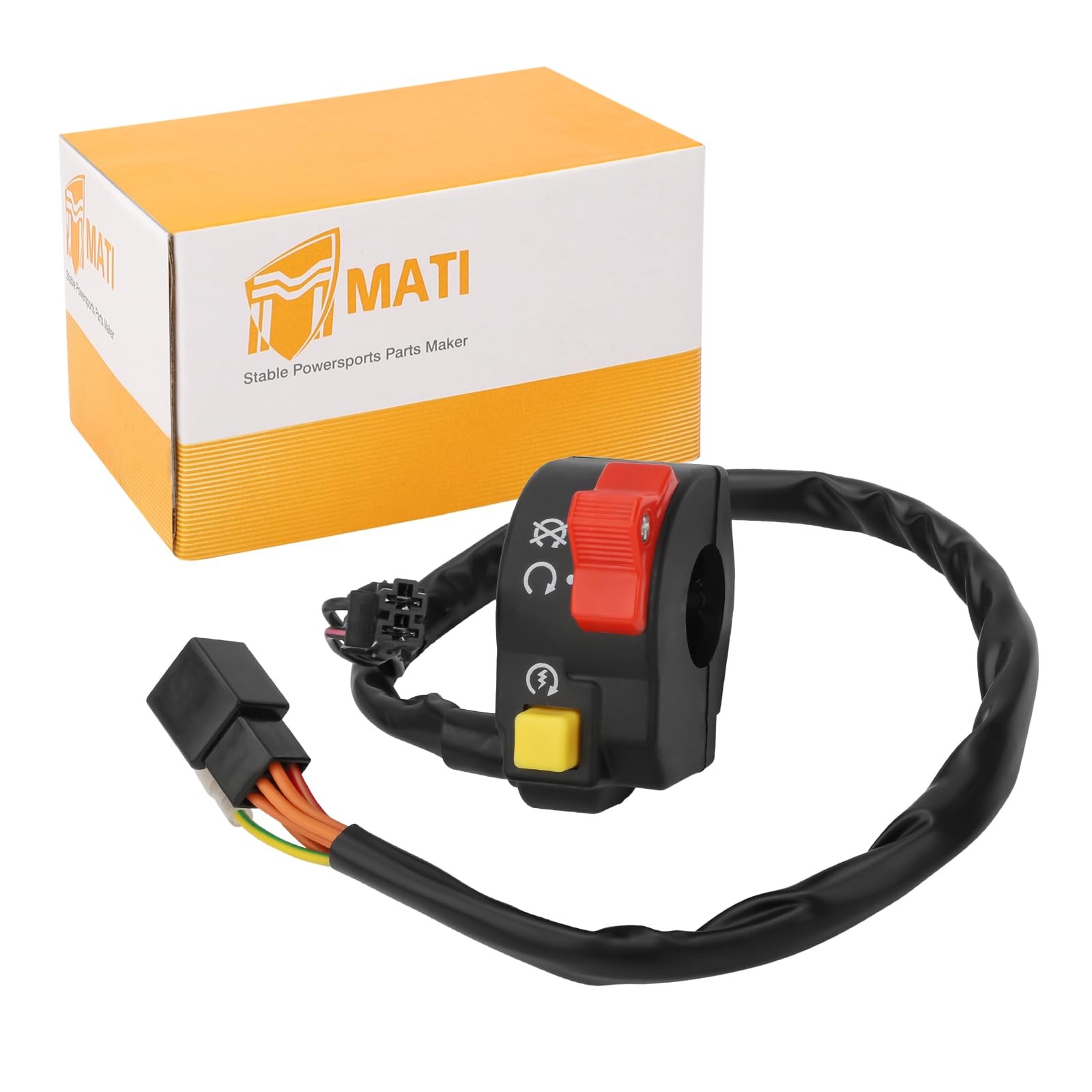 M MATI Right Handlebar Switch Start Stop Kill Button for Suzuki DRZ400S DRZ40…