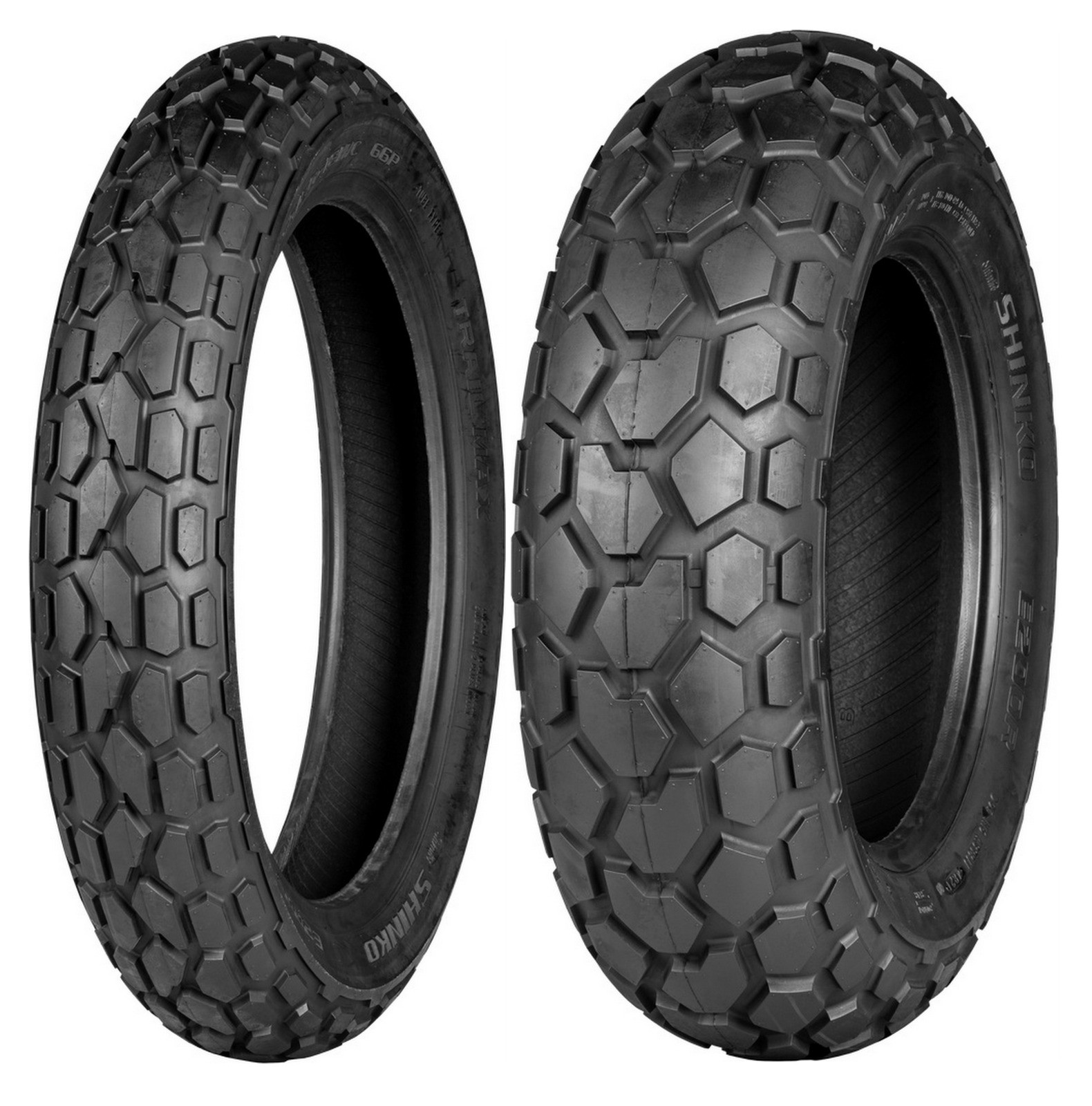 New Shinko 130/80-18 & 180/80-14 E200 Tire Set For 87-25 Yamaha TW200 Trail Way