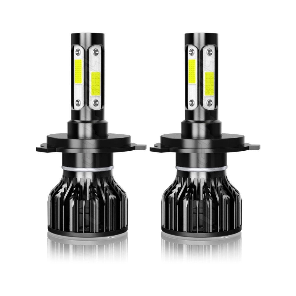 High Power LED Headlight H4 Bulbs Lights for Yamaha Road Star 1999 2000-2014