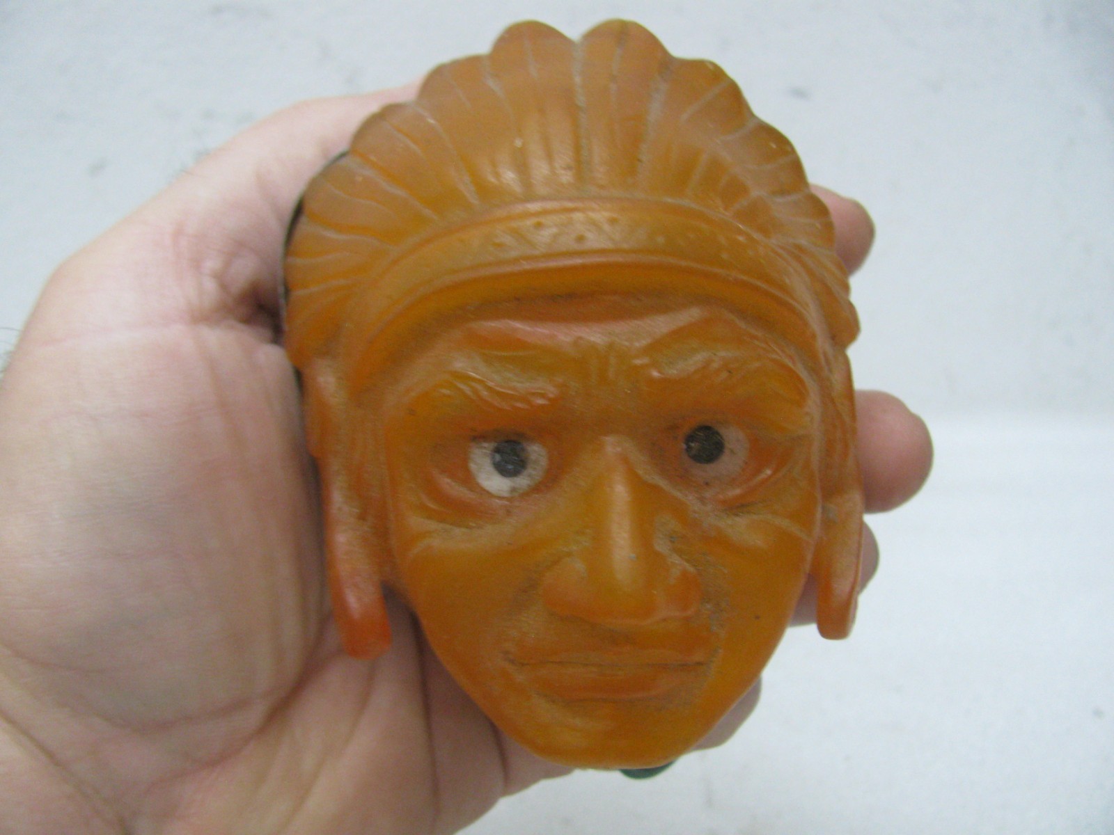 Indian head accessory chopper light Harley Davidson Knucklehead Flathead Panhead