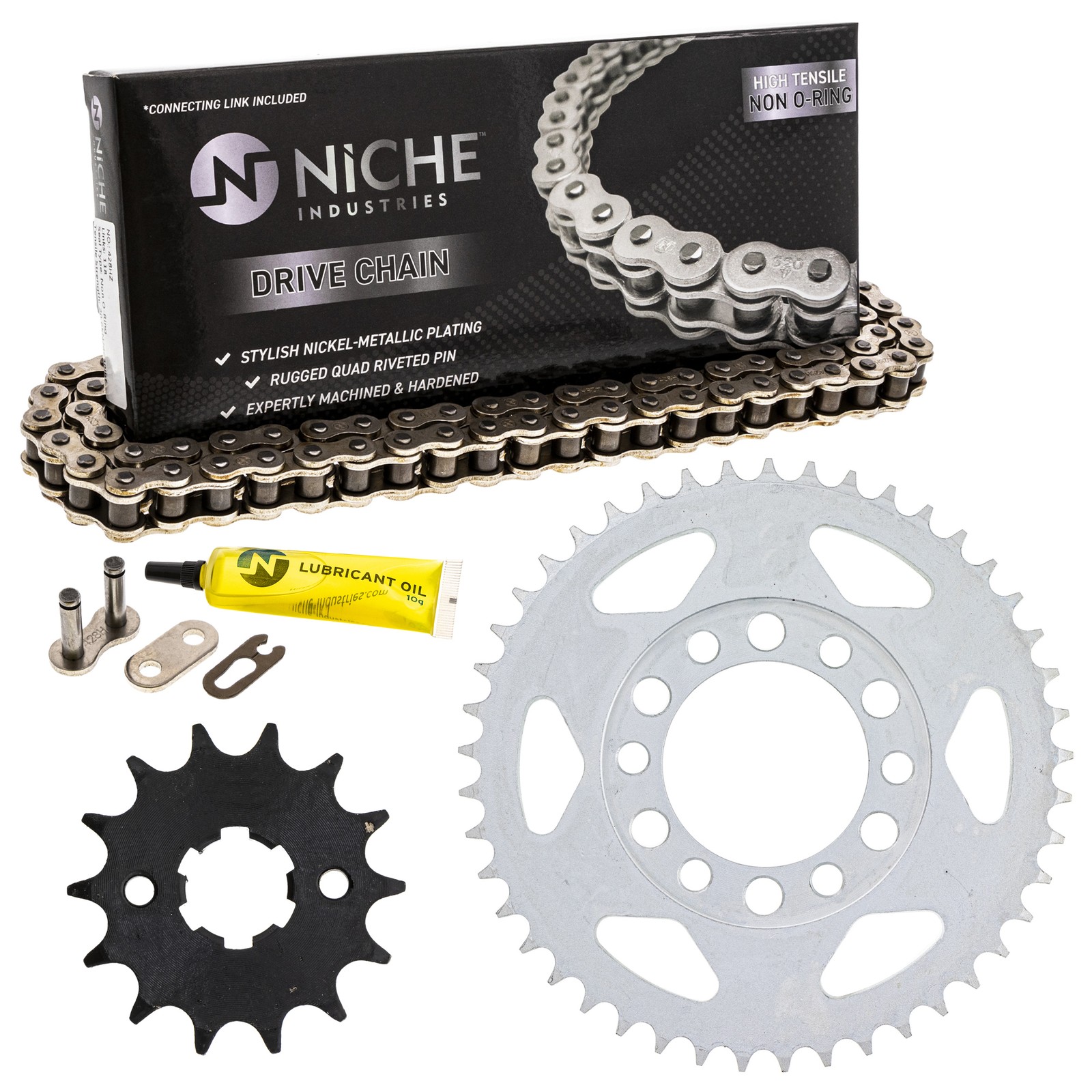 Sprocket Chain Set for Yamaha TW200 TW225 14/45 Tooth 428 Rear Front Combo Kit