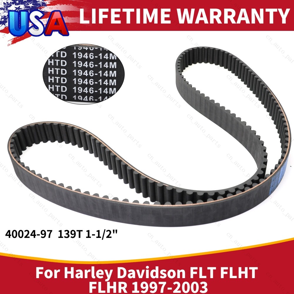 139T 1-1/2″ DRIVE BELT 40024-97 for HARLEY FLHT ULTRA FLTR ROAD GLIDE KING REP