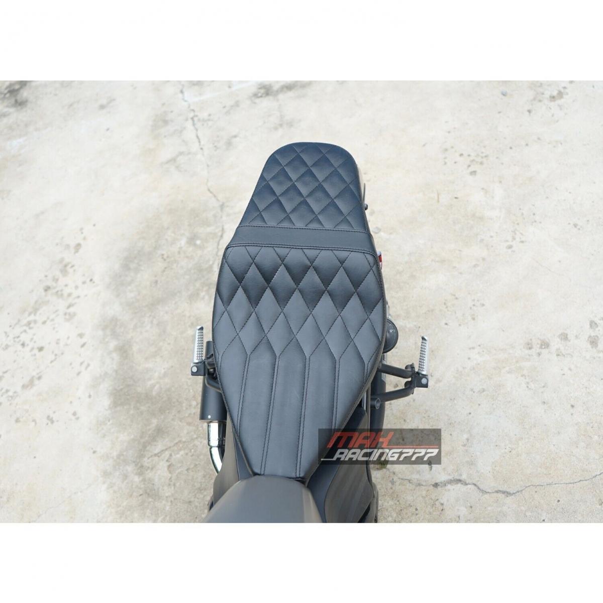 Couple Seat Pad Cushion Black Stitch For Honda Rebel Cmx 300 500 2017-2023