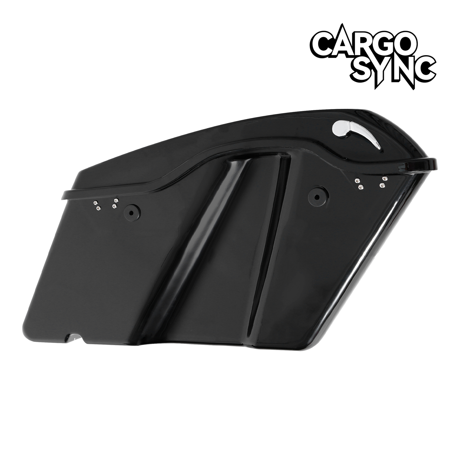 Vivid Black Saddlebags Saddle Bags Fit For Harley Touring Street Glide ’14-24