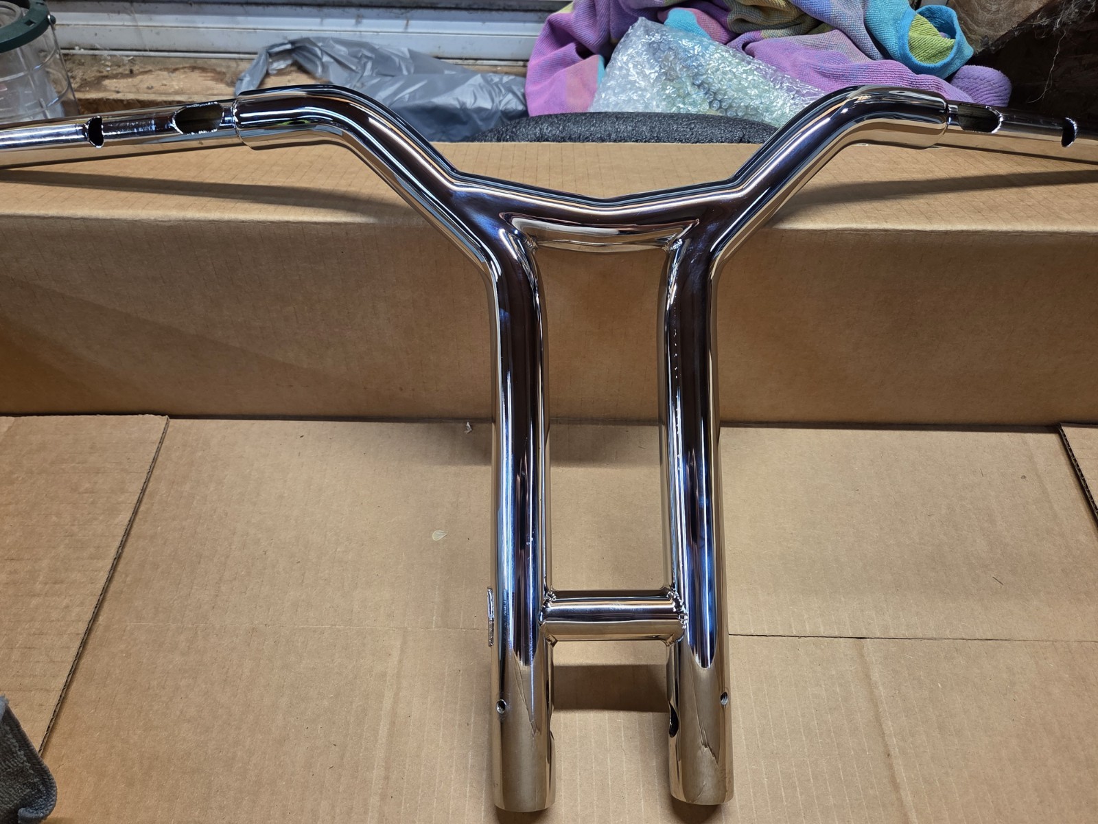Factory 47 B-RAP T-Bars 14 Inch Chrome Finish 2023.5 And New Road Glide