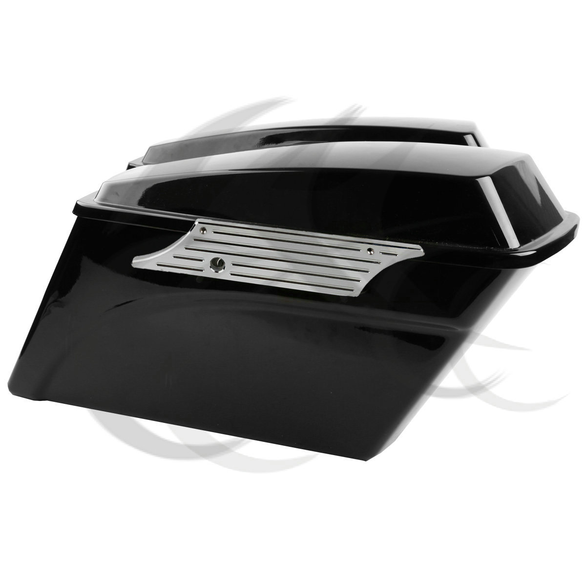Chrome Saddle Bag Hinge Latch Covers Fit For Harley Electra Road Glide 1993-2013