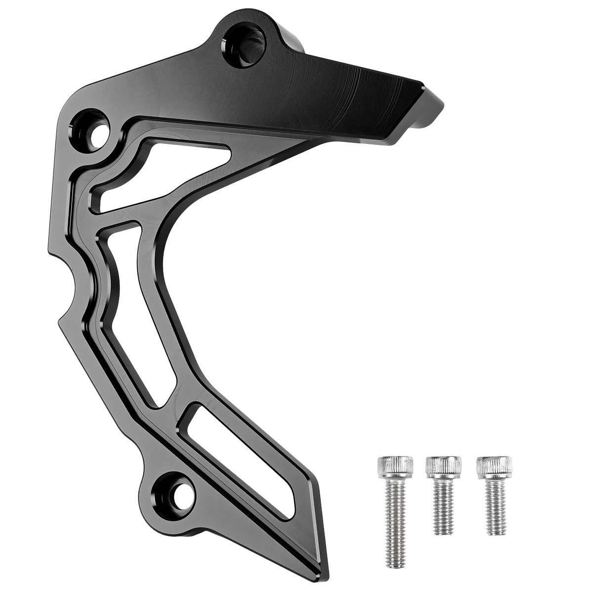 Front Sprocket Guard Cover Black Aluminum For Kawasaki KLX110 KLX110L 2002-2021