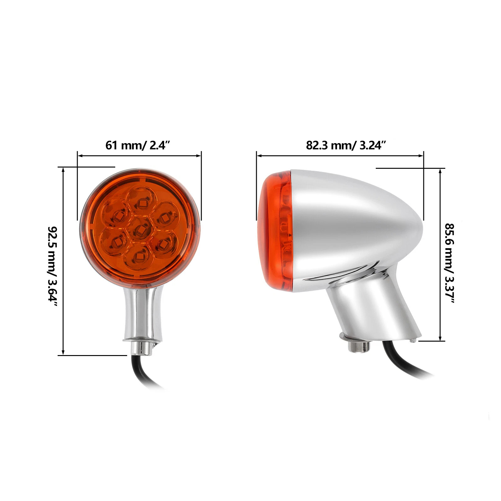 LED Spot Fog Light Turn Signal Assembly Fit For Harley Street Glide 1994-2023 US