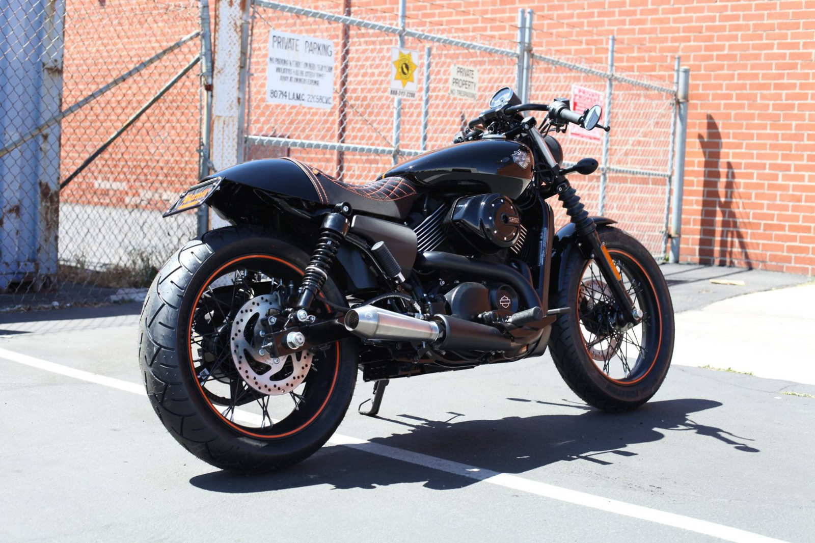 HARLEY SPORTSTER & STREET 750 500 BLACK Shocks 13″ E/E shock absorbers