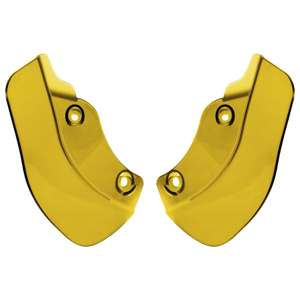HogWorkz Yellow Fairing Side Wide Wing Air Deflectors HW157827