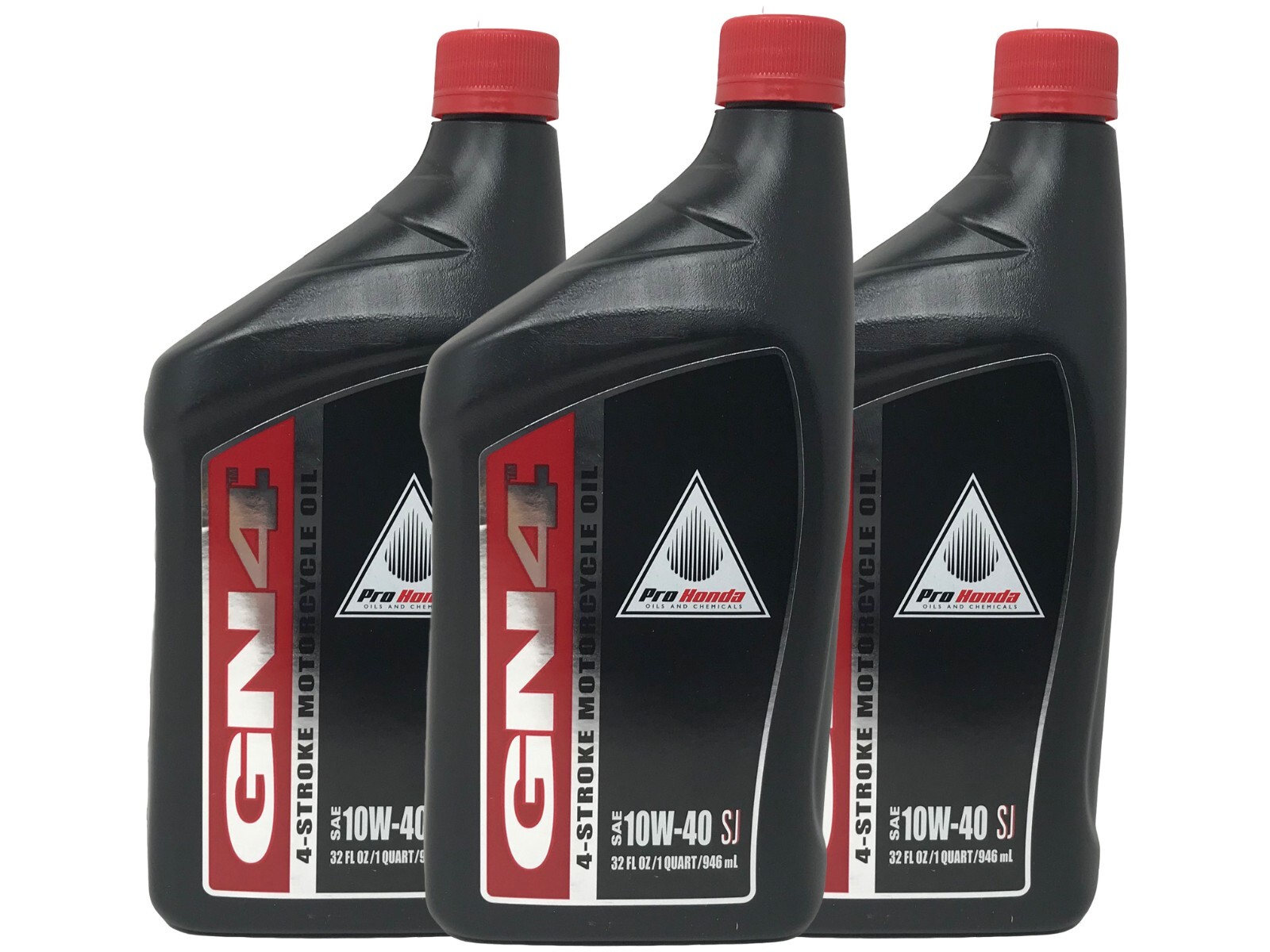 Honda Genuine OEM GN4 Motorcycle 10W-40 Oil Quart 08C35-A141M01 – 3 Pack
