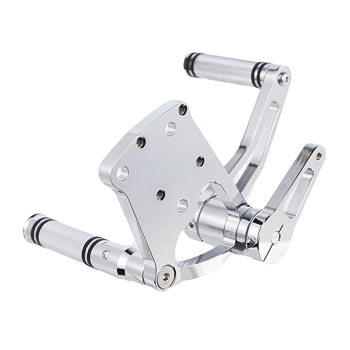 BILLET ALUMINUM CHROME FORWARD CONTROL KITS FOR HARLEY SOFTAIL FATBOY 2007-2017