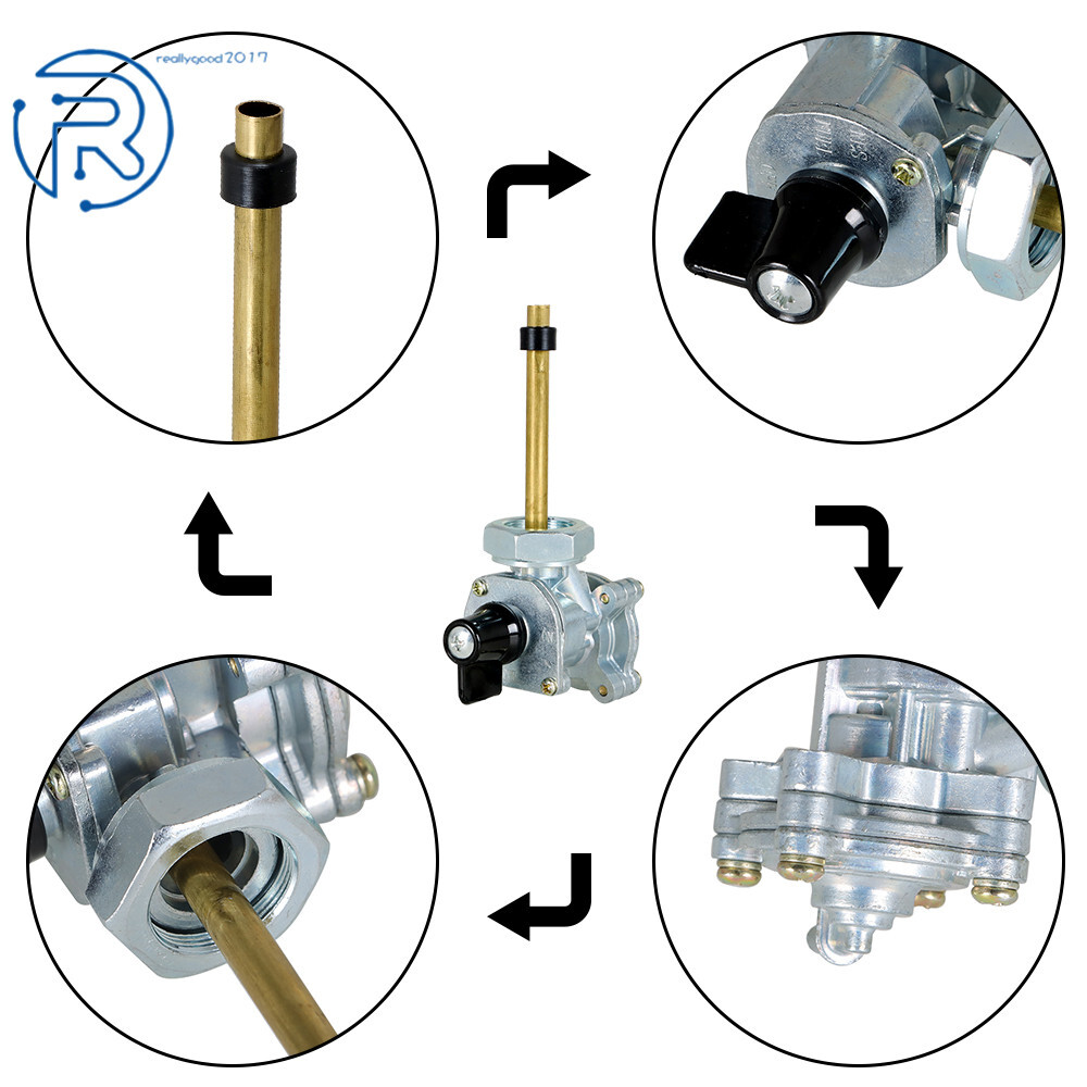 For Honda VTX1300C VTX1300R VTX1300S VTX1300T Fuel Vacuum Petcock 16950-MEM-674