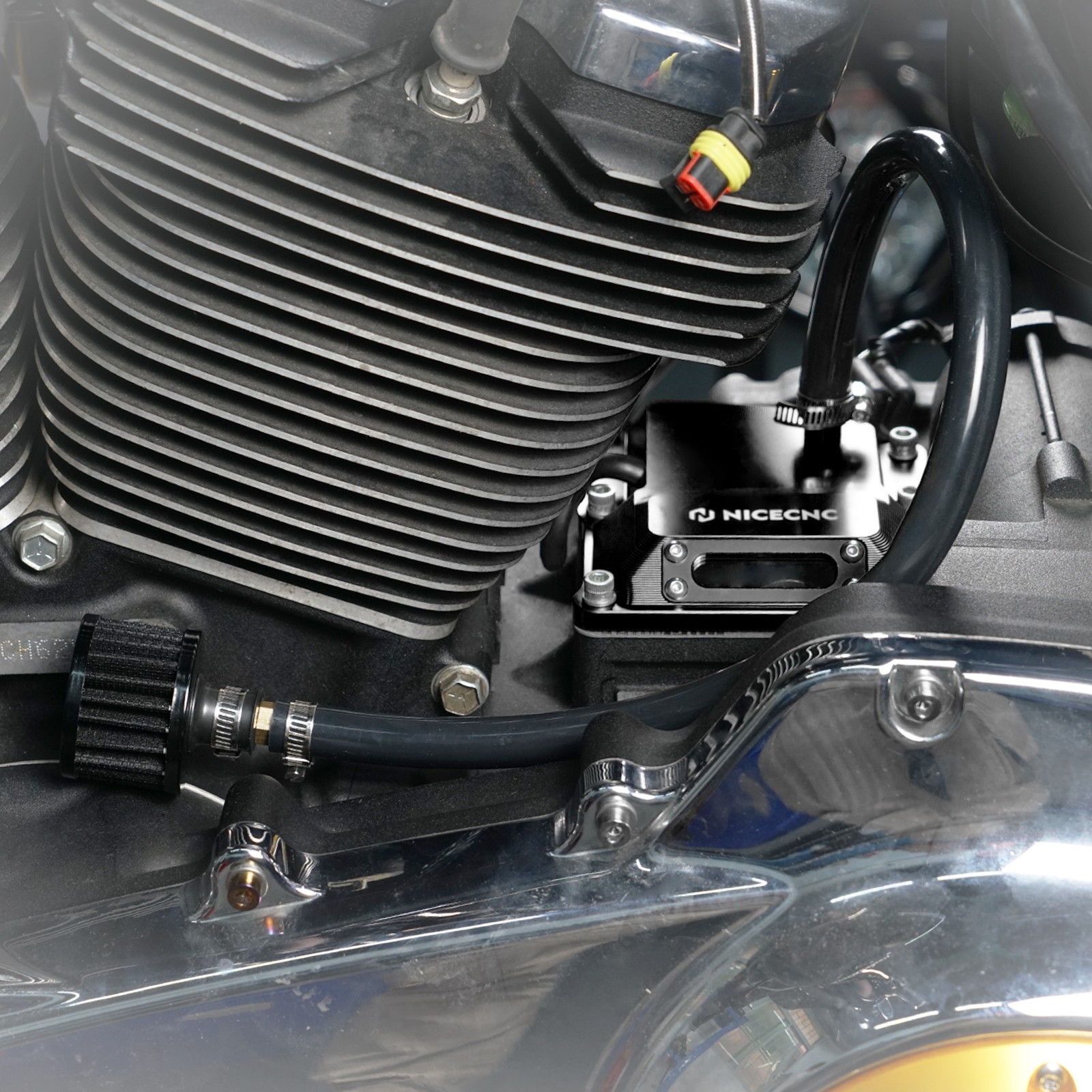 NICECNC M8 Transmission Top Cover For Harley Softail/Touring/Trike Models