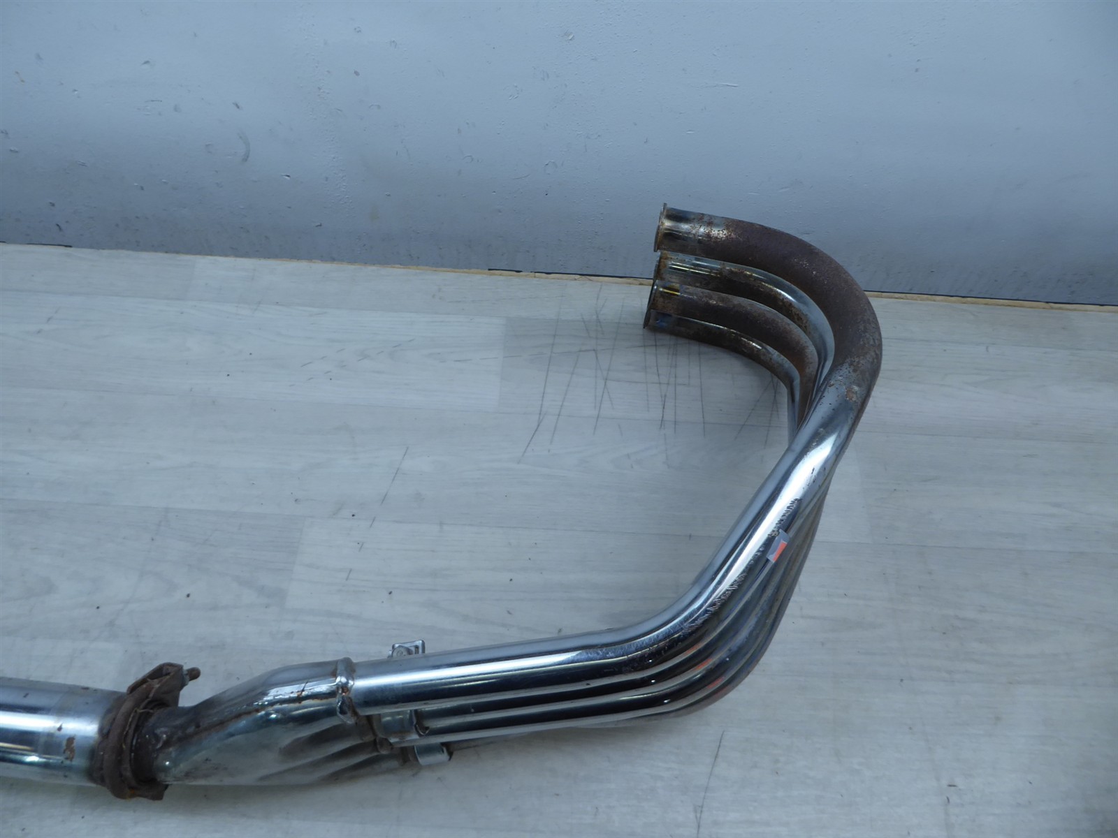 1975 Honda CB400F Four H21003. OEM 4-1 exhaust headers w/muffler
