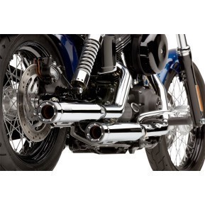 Cobra 6055 RPT 3″ Slip-On Mufflers ’95-’17 FXD – Chrome
