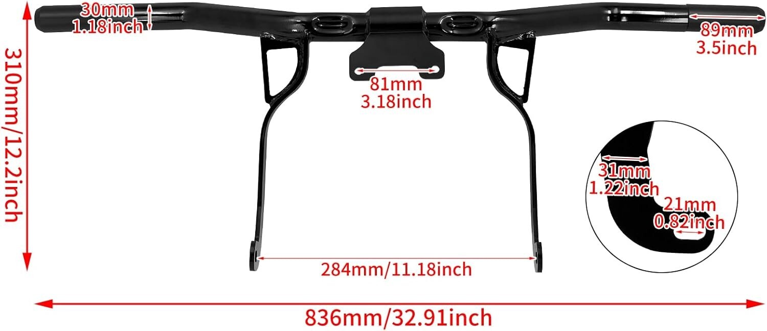HDBUBALUS Engine Guard for Harley Touring Street Glide Road Glide Road King