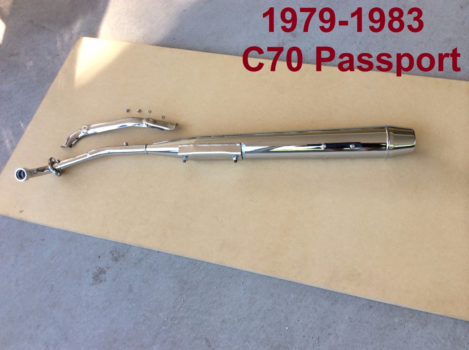 BRAND NEW High Quality EXHAUST MUFFLER for 1979-1983 HONDA C70 PASSPORT