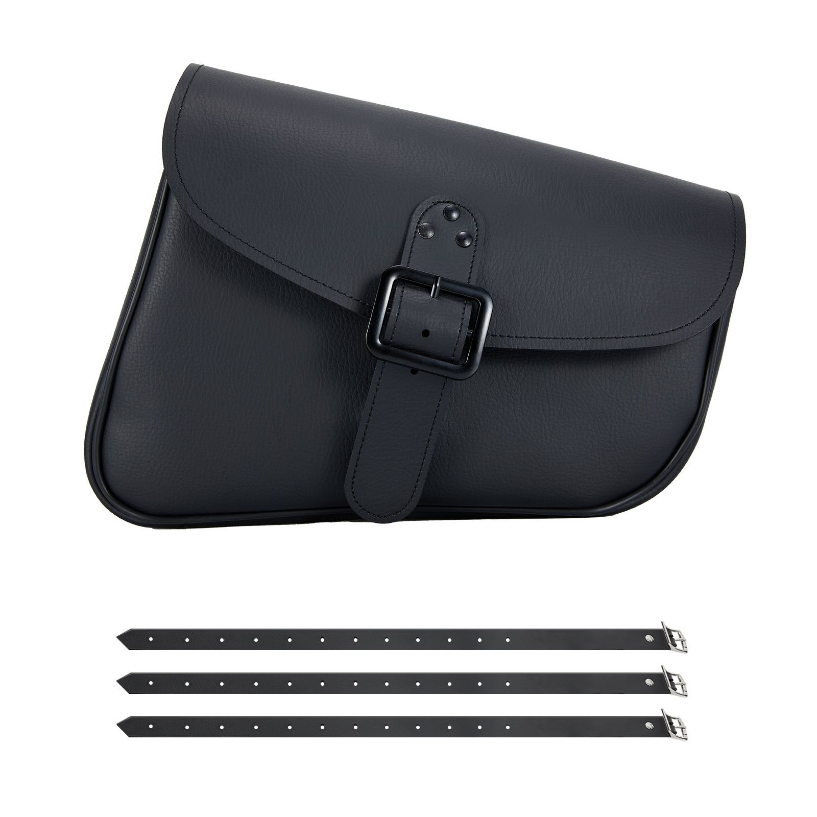 Swing Arm Motorcycle Bag Left Durable Black Swing Arm Bag Easy Installation