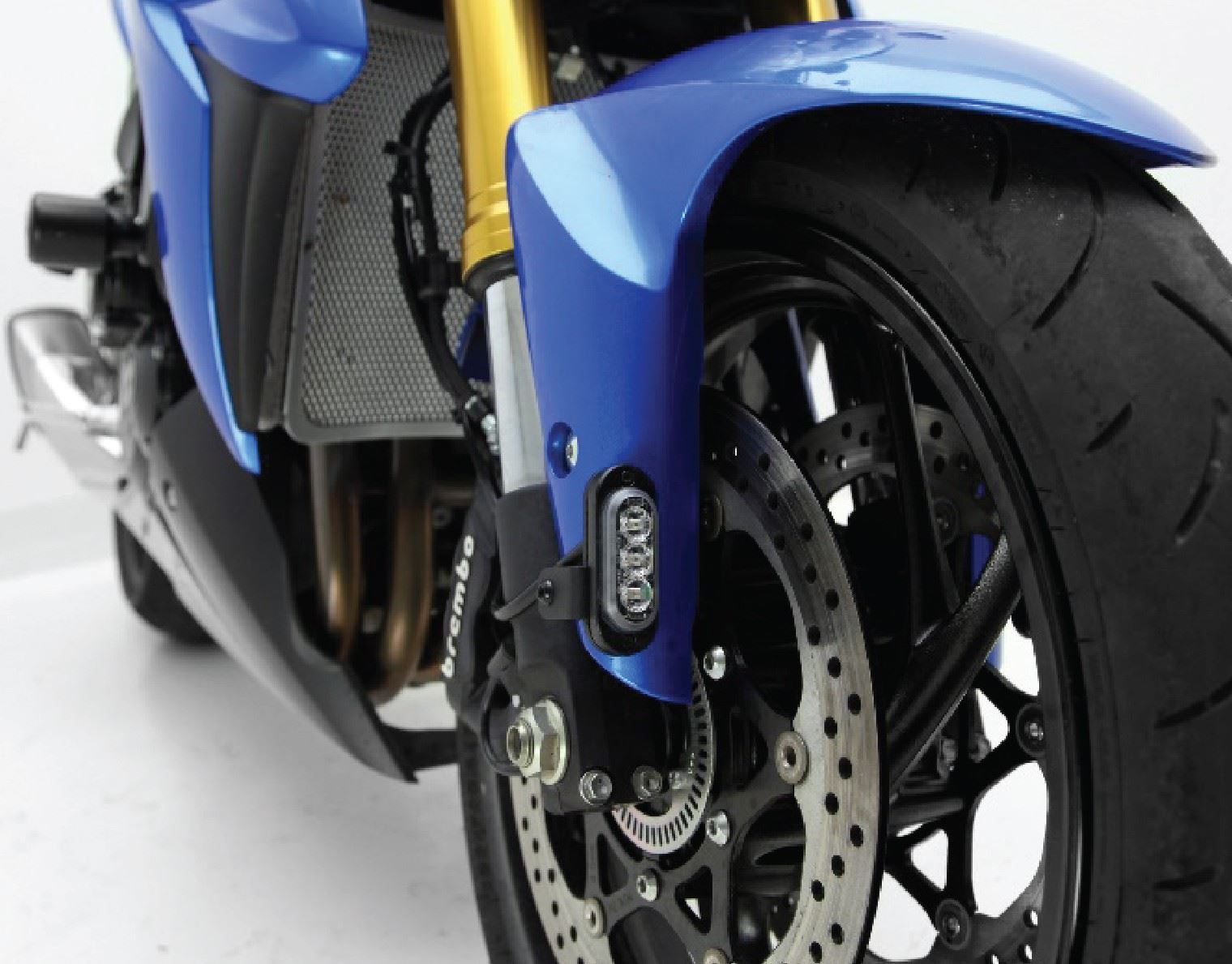 Denali T3 Signal Pods Front Fender Mount Kit Yamaha XJ6-Diversion F – FZ6R 10-16