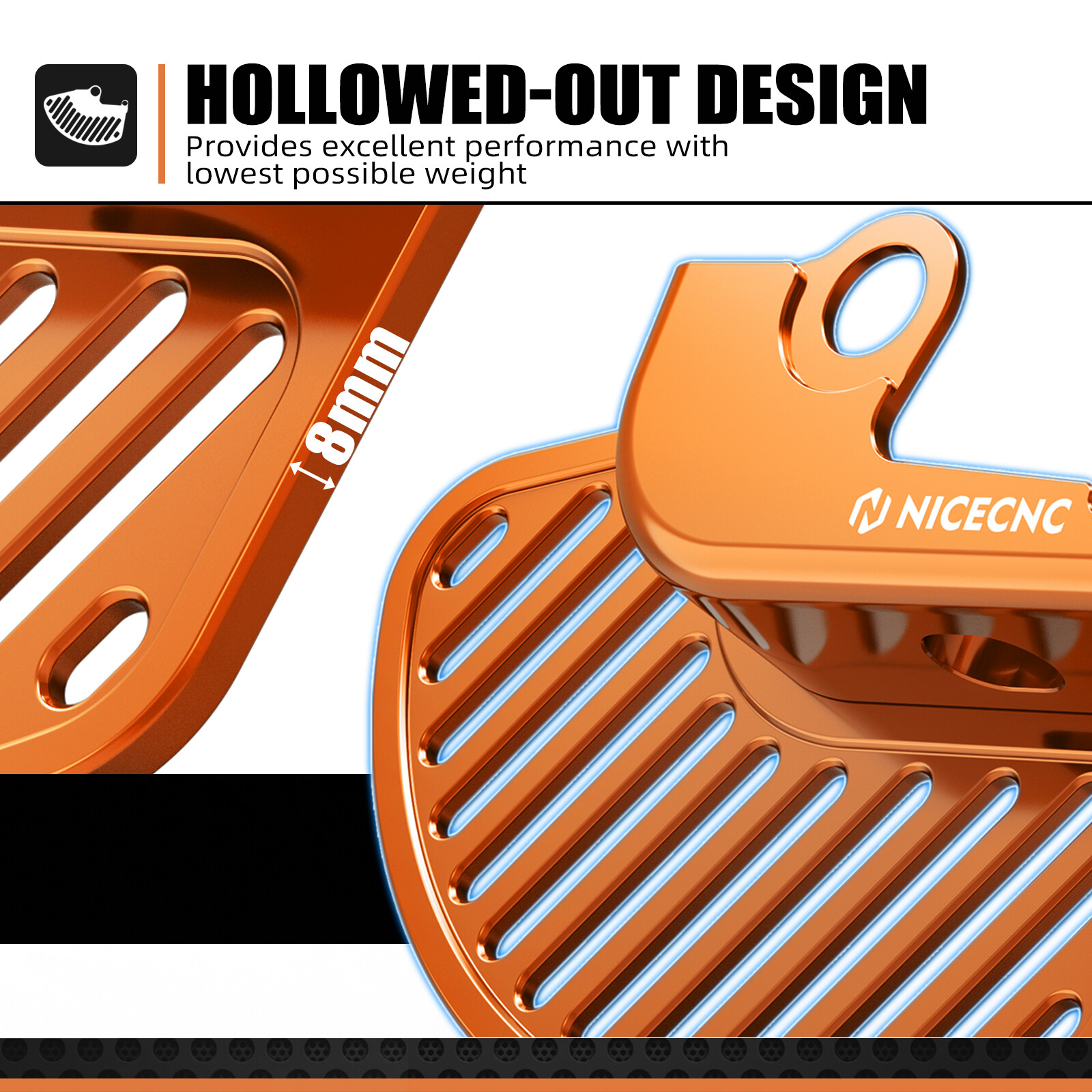 NICECNC Front Brake Disc Guard Cover For KTM 250 350 450 XC-F SX-F 2015-2024