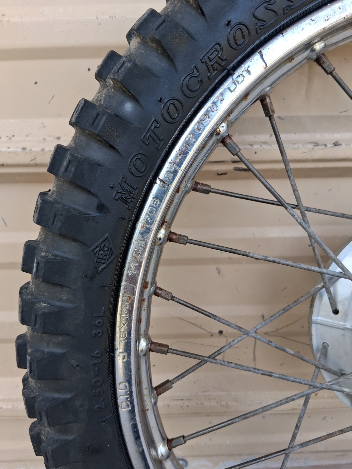 Honda 2009 CRF80 Front Wheel 04-13 CRF80F OEM Original *READ DESCRIPTION*