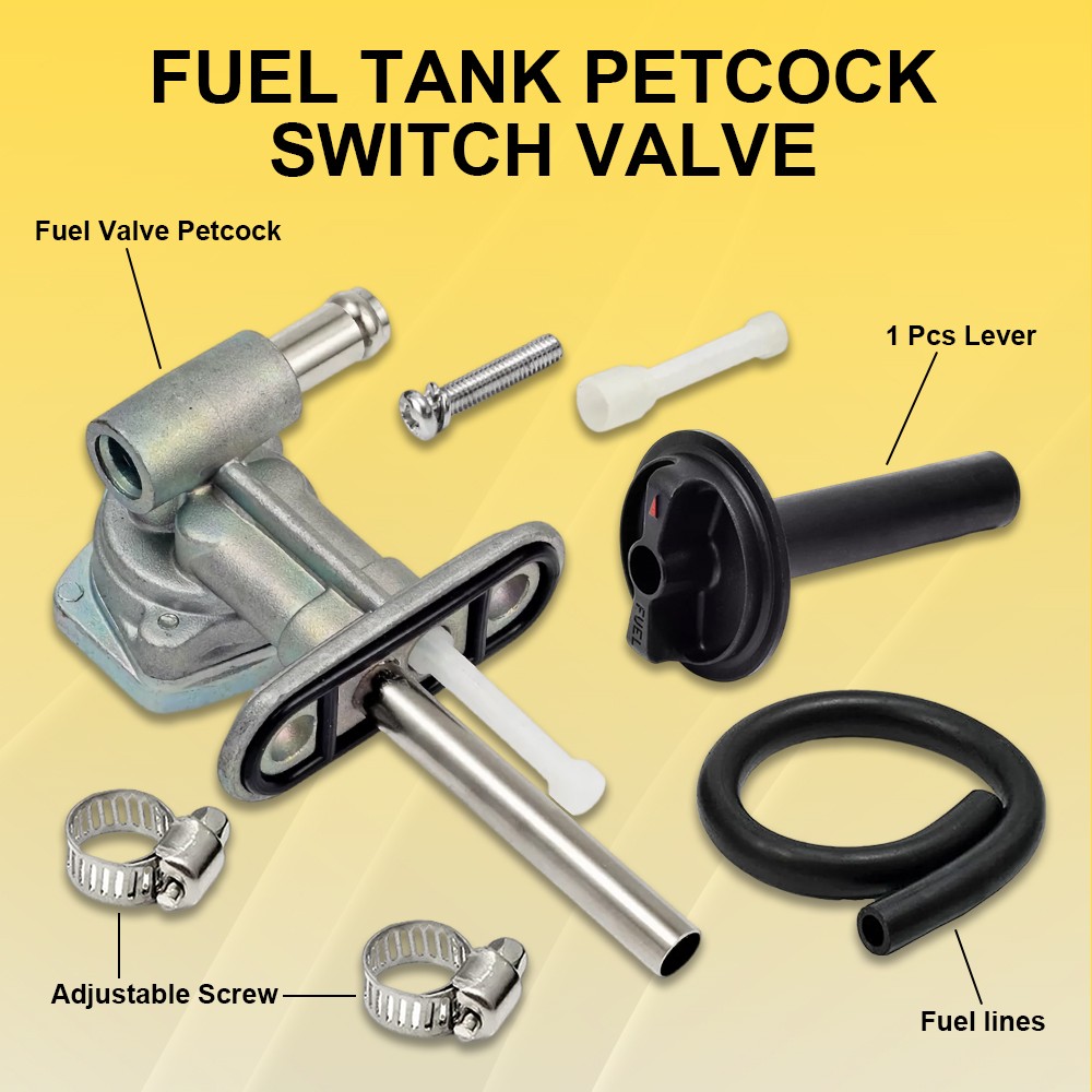 Gas Fuel Tank Switch Valve Petcock For 00-06 Yamaha Kodiak 400 YFM400FA 4×4 EXV