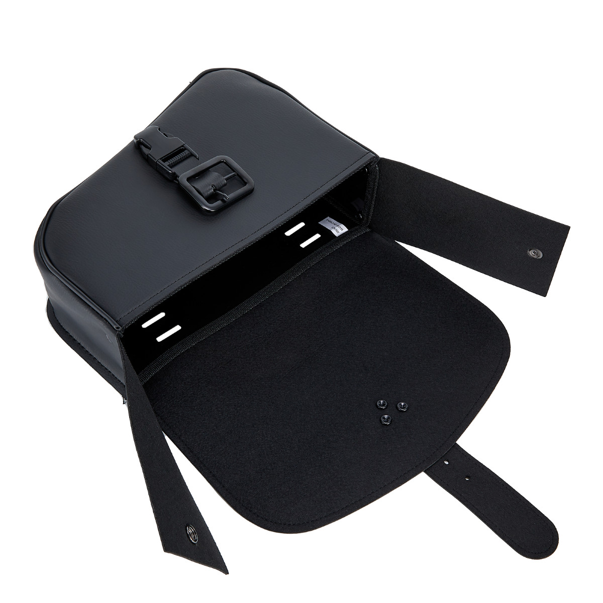 Swing Arm Motorcycle Bag Left Durable Black Swing Arm Bag Easy Installation